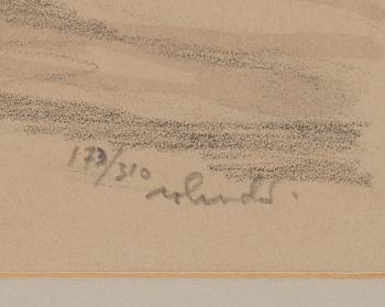 ROLAND SVENSSON, färglitografi, signerad, numrerad 173/310.