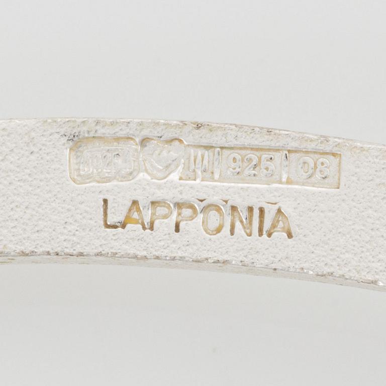 Björn Weckström, necklace/brooch, "Labyrinth", sterling silver, Lapponia 1991.