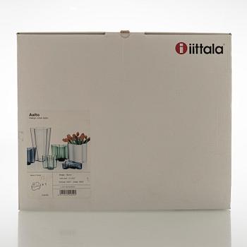 Alvar Aalto, a glass vase model 3031, signed Alvar Aalto Iittala 2002 and numbered 187/2000.