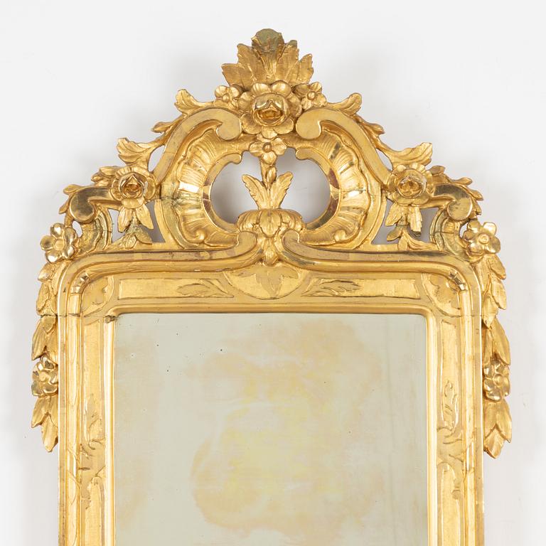 Spegel, av Nils Henrik Hamberg (mästare 1767-76), Rokoko.