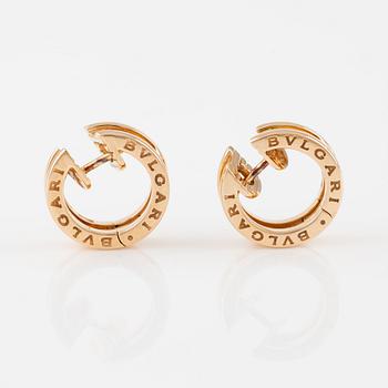 Bulgari ett par örhängen B. Zero1 18K roséguld.