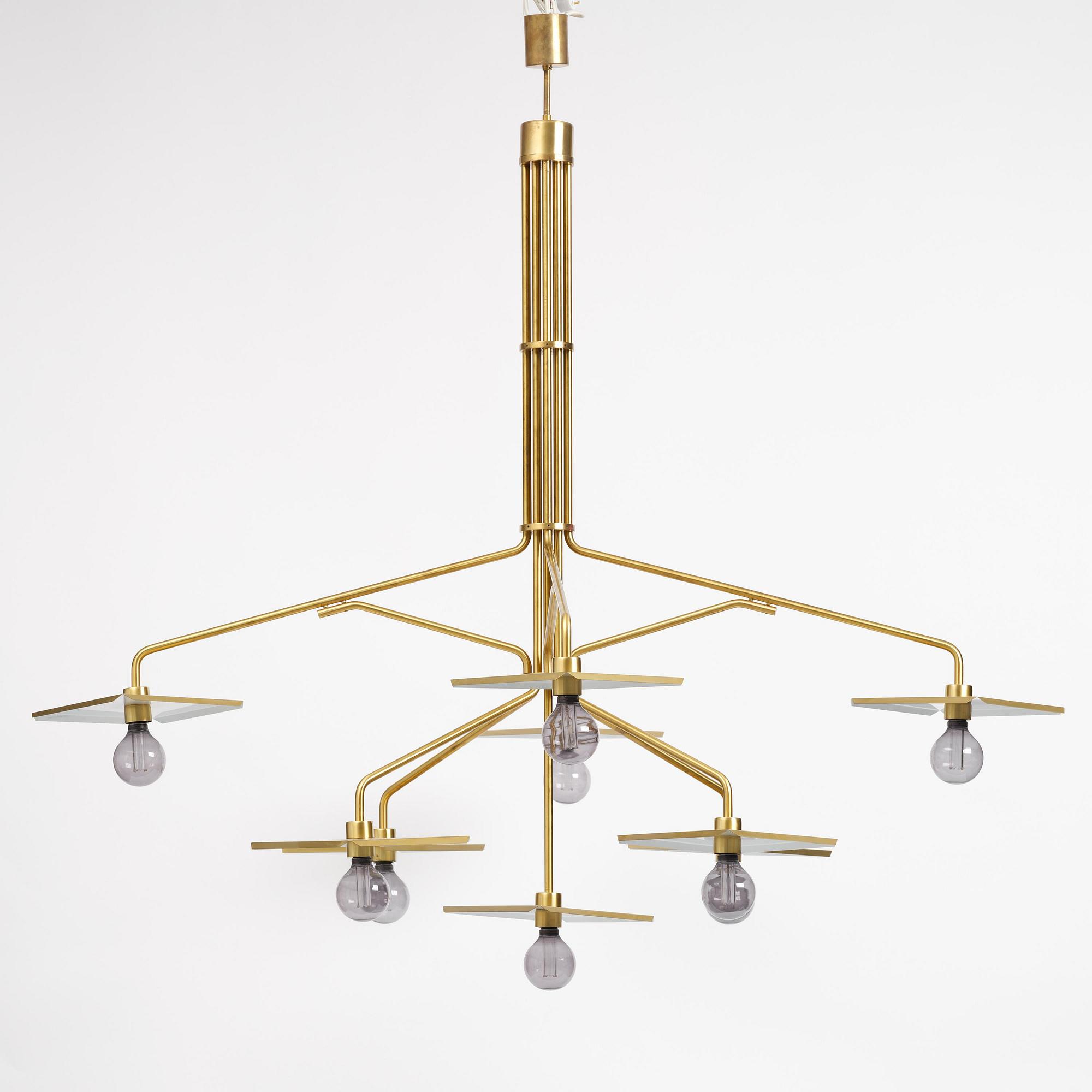 Hans-Agne Jakobsson, an imposing chandelier model C 2504, Hans-Agne Jakobsson AB, Markaryd, 1970s–80s.