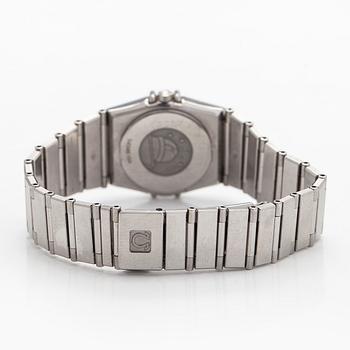 Omega, Constellation, armbandsur, 22,5 mm, stål, quartz, safirglas.
