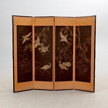 Vikskärm Japan tidigt 1900-tal.