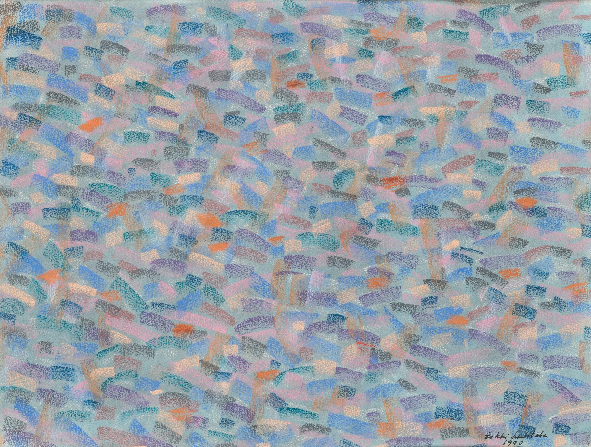 Erkki Luhtala, pastel, signed and dated 1990.