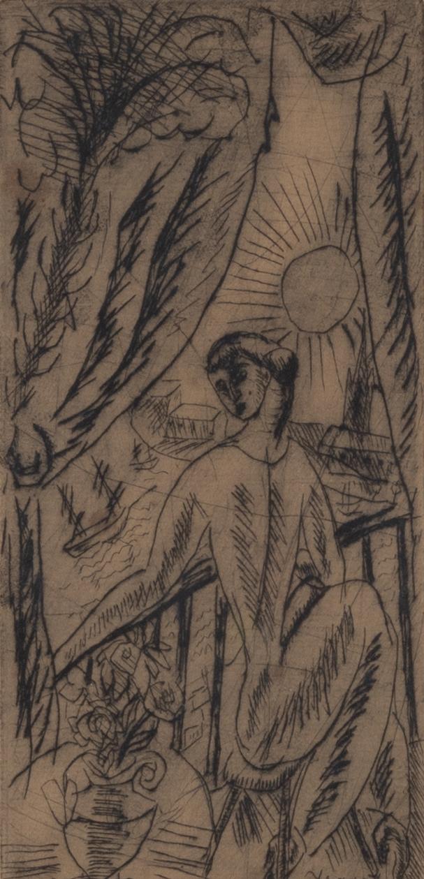 Isaac Grünewald, "På terrassen".