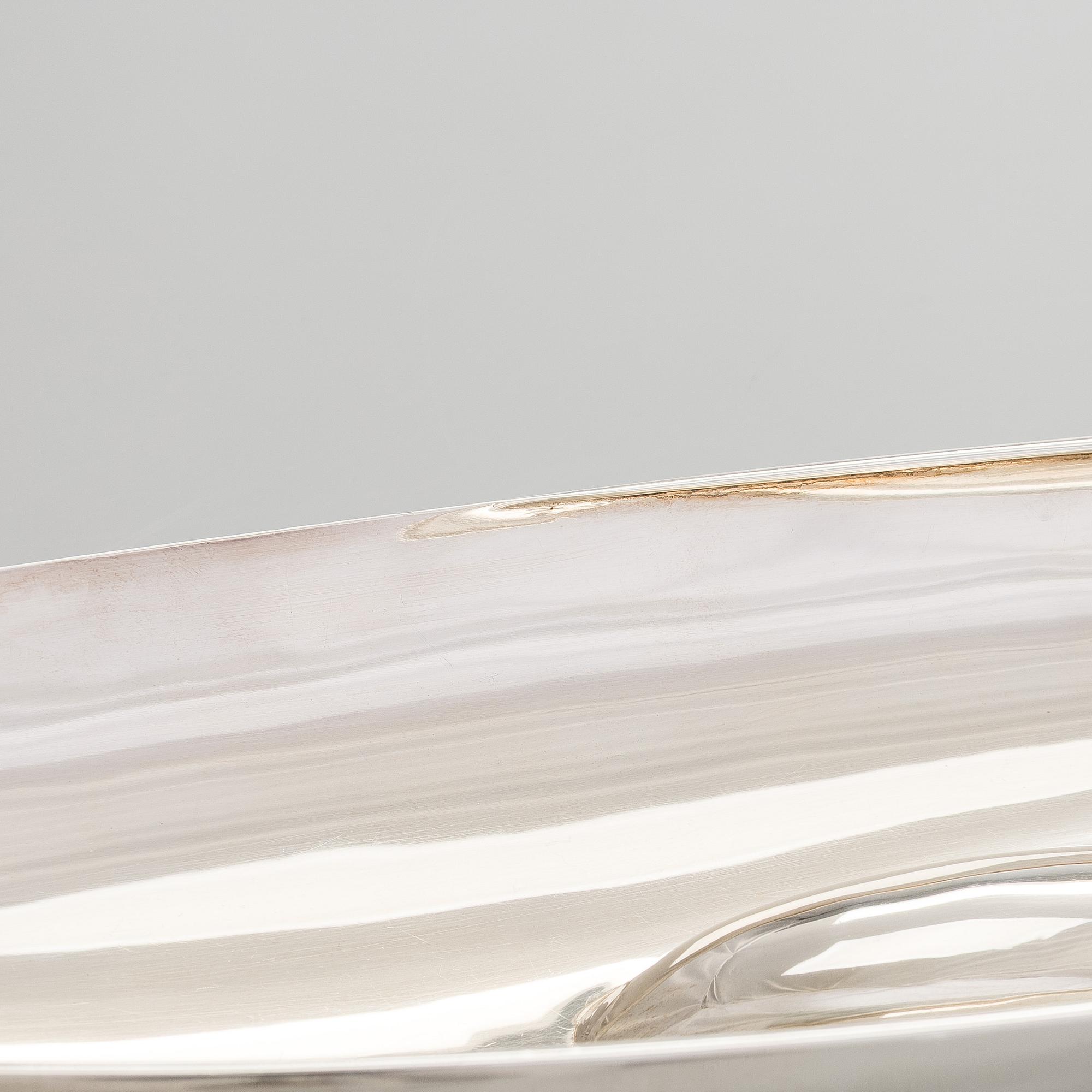 Tapio Wirkkala, a silver bowl TW 9, Kultakeskus, Hämeenlinna, Finland 1956.