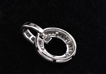 RIIPUS, baguettehiottuja timantteja n. 1.20 ct. 18K valkokultaa. Paino 2,8 g.