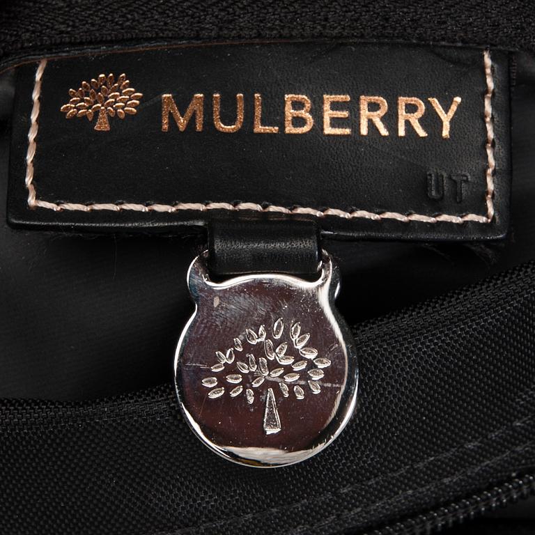 WEEKENDBAG, "Clipper Holdall", ja TOALETTILAUKKU, Mulberry.