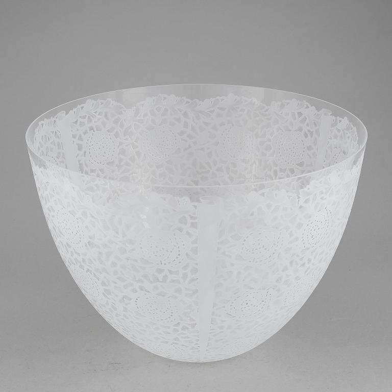SKÅL, glas, Ingegerd Råman, Orrefors.