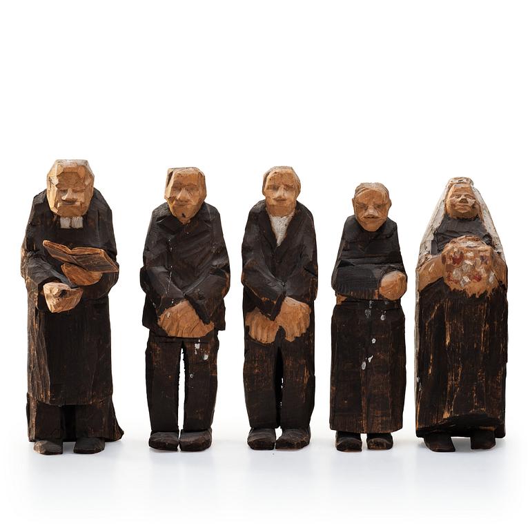 Axel Petersson Döderhultarn, "The Wedding" (5).