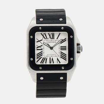 CARTIER, Santos 100, wristwatch, 38 x 38 mm.