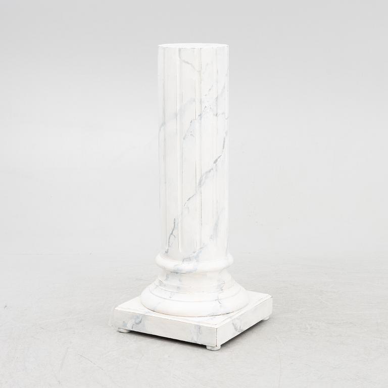 Pedestal, Gustavian style, 20th century.