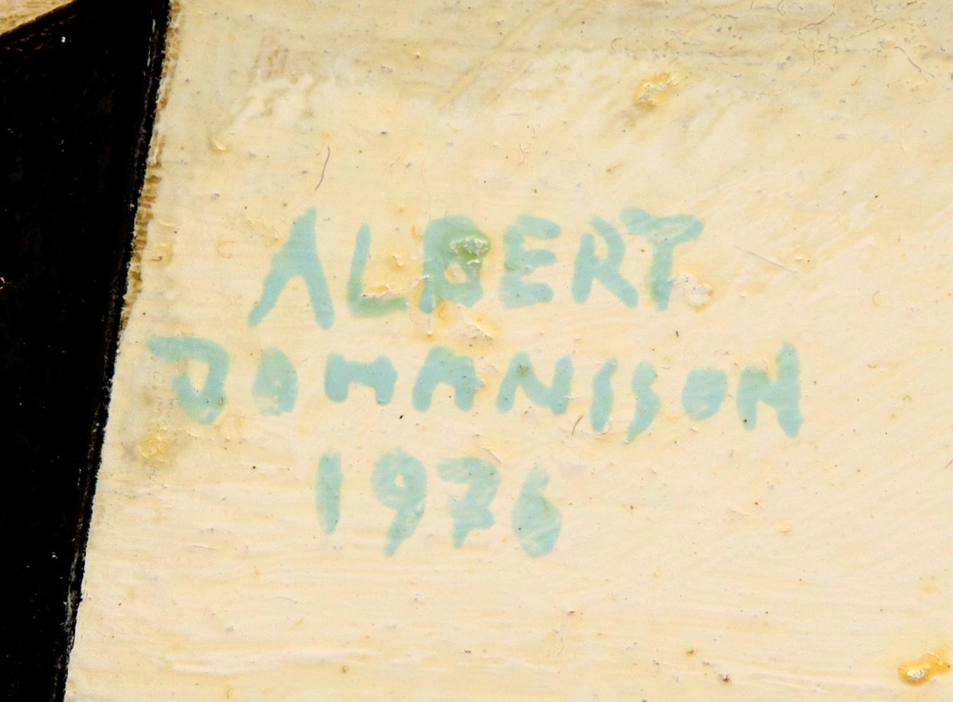 Albert Johansson,  oil on panel signed and dated 1976.