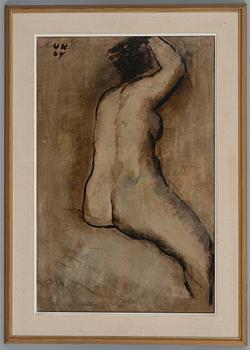 UNTO KOISTINEN, olja på skiva, signerad och daterad -64.