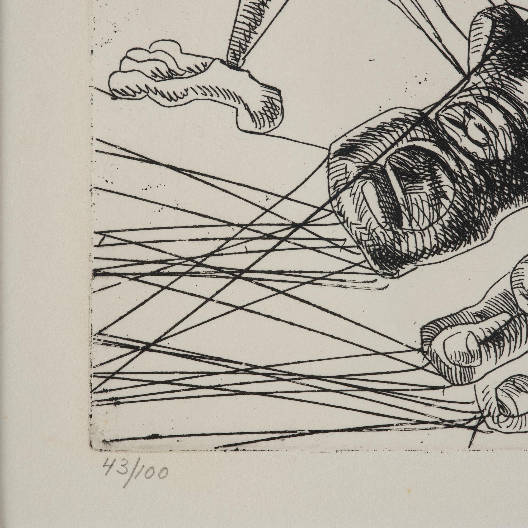 Ernst Iosipovitch Neizvestny, Utan titel ur: "Hommage aux Prix Nobel" (Nobelprismappen).