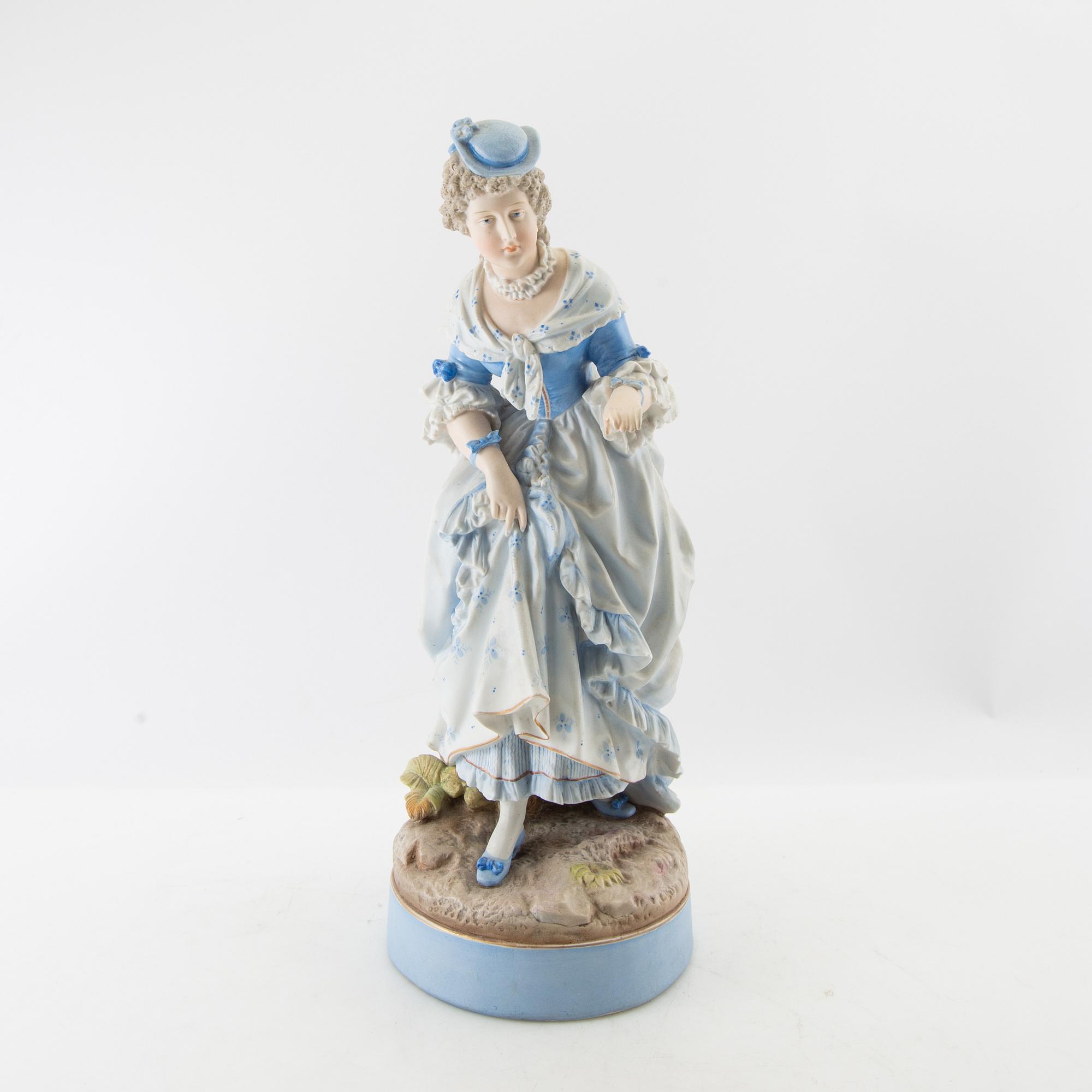 Figure Rudolstadt early 1900s Parian.