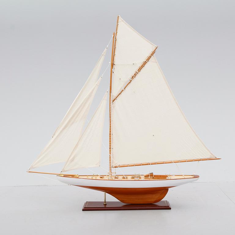 MODELLBÅT, segelbåt, 1900-talets andra hälft.