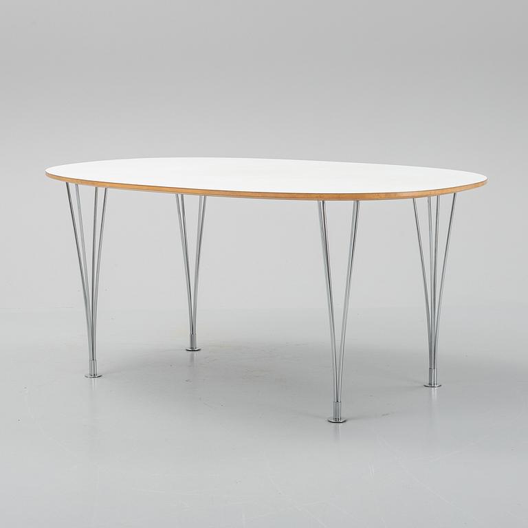 Bruno Mathsson & Piet Hein, a 'Superellips' dining table, Bruno Mathsson International, 2005.