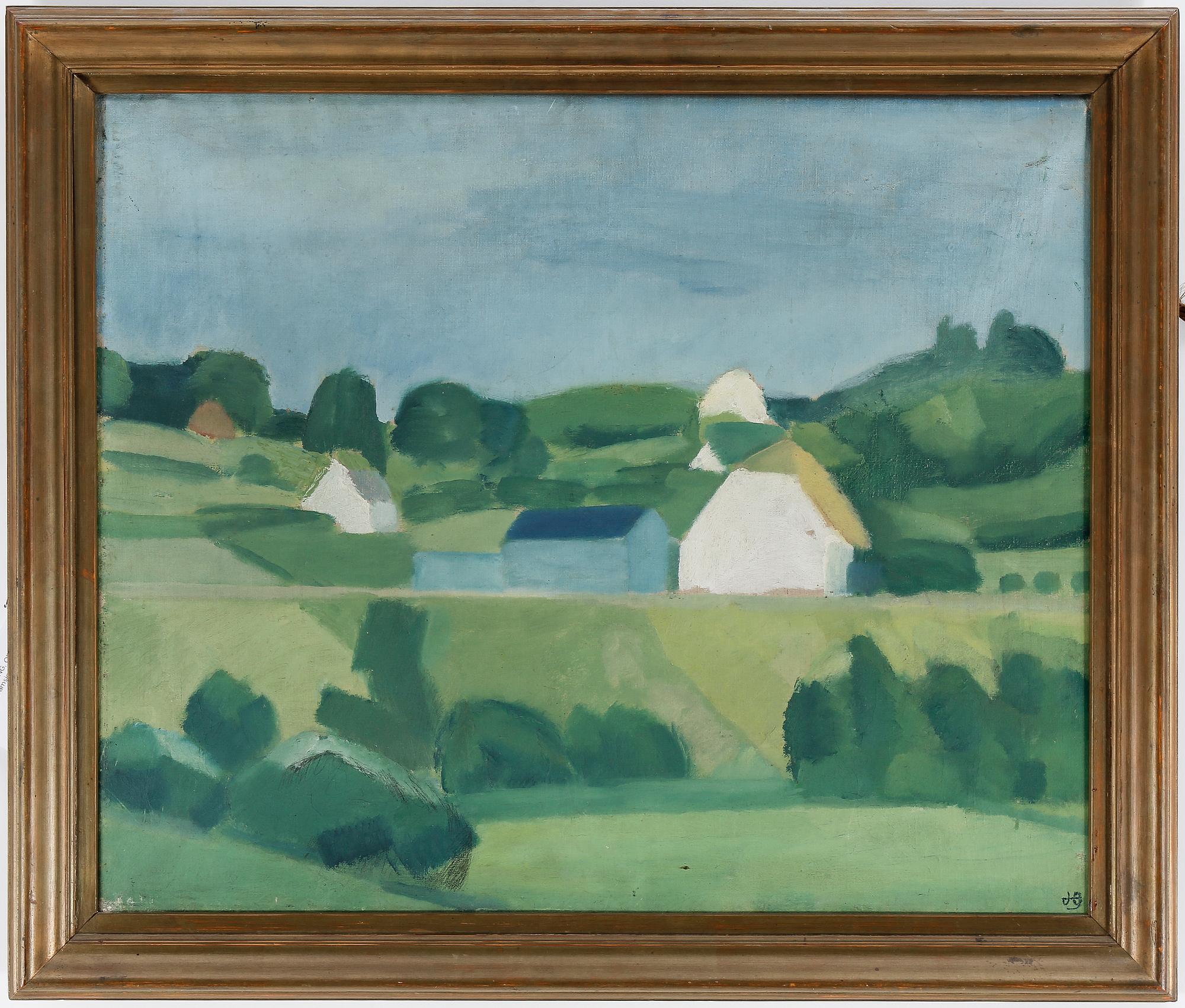 HARALD GIERSING, Olja på duk. monogramsignerad.