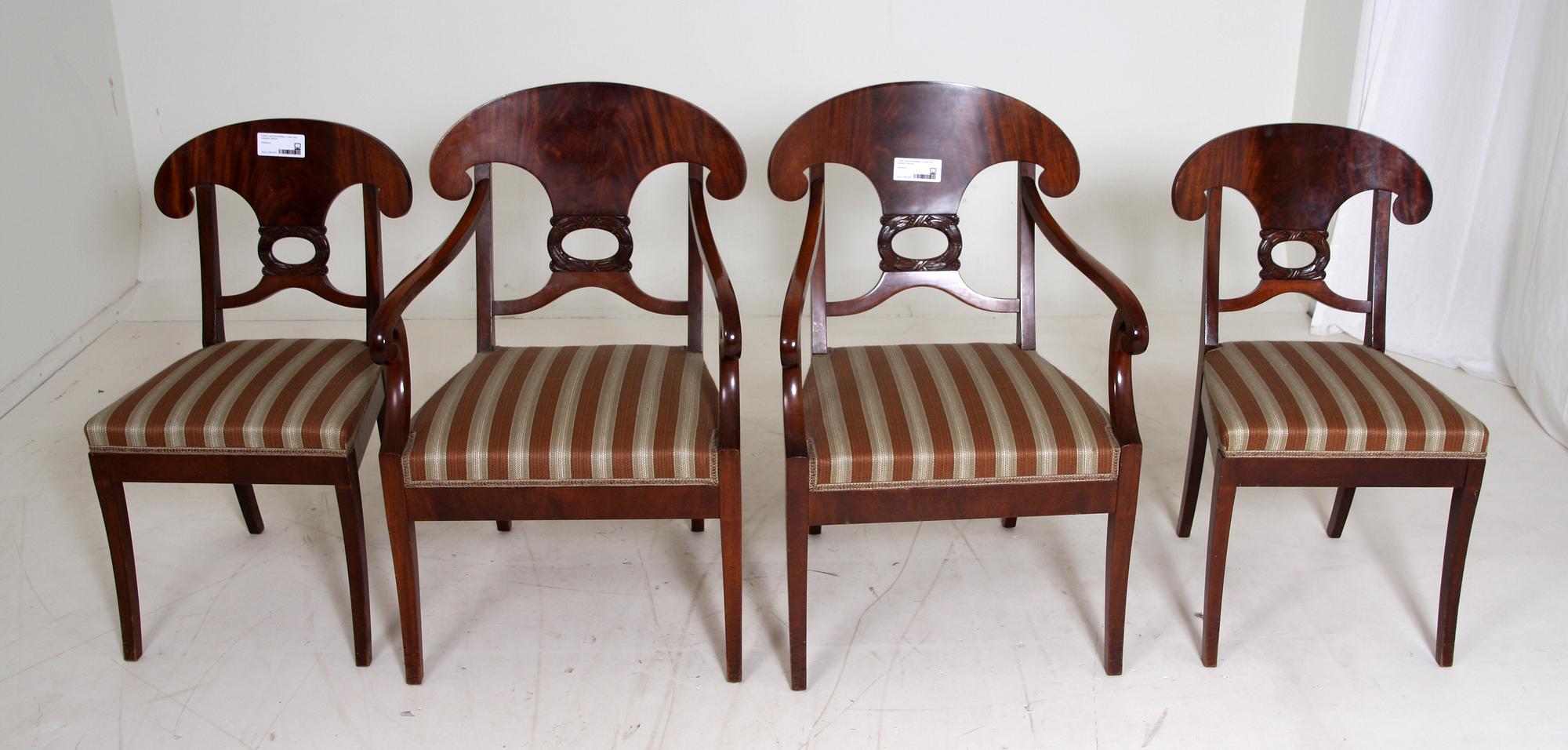 SALONGSMÖBEL, 6 delar, Karl Johanstil, 1900-tal.