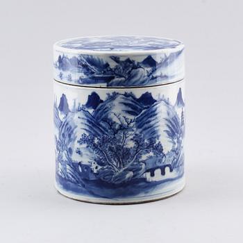 LOCKBURK, porslin, Kina, 1800-tal.