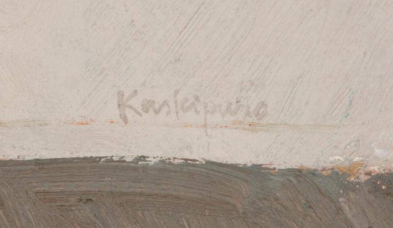 PENTTI KASKIPURO, oil on board, signed.