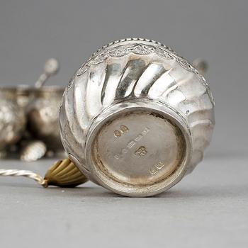 SALTKAR OCH SKEDAR, 6+6 st, James Wakely & Frank Wheeler, London, 1915. Ca 158 gram.