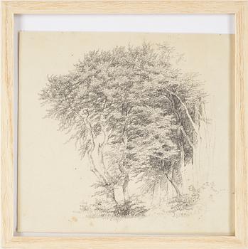 ANDREAS JUUEL, 2 st, blyerts på papper, varav en signerad.