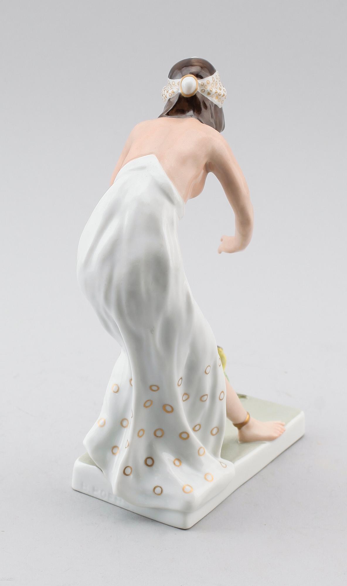 FIGUR, porslin, Berthod Boehs, Rosenthal, 1900-talets första hälft.