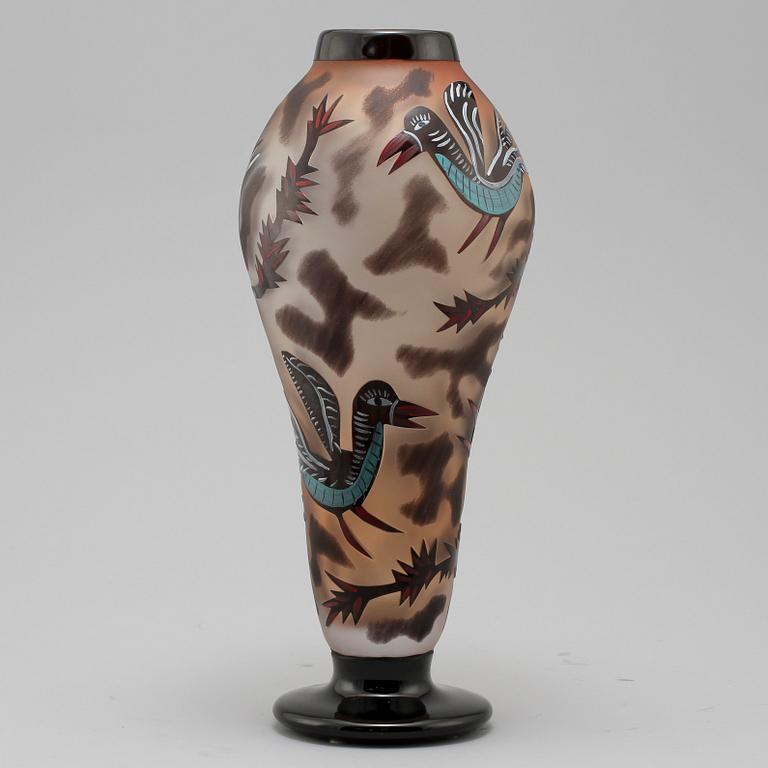 VAS, glas, Ulrica Hydman-Vallien, Kosta Boda Edition, signerad UHV ED 014002/60 och numrerad 15/60.