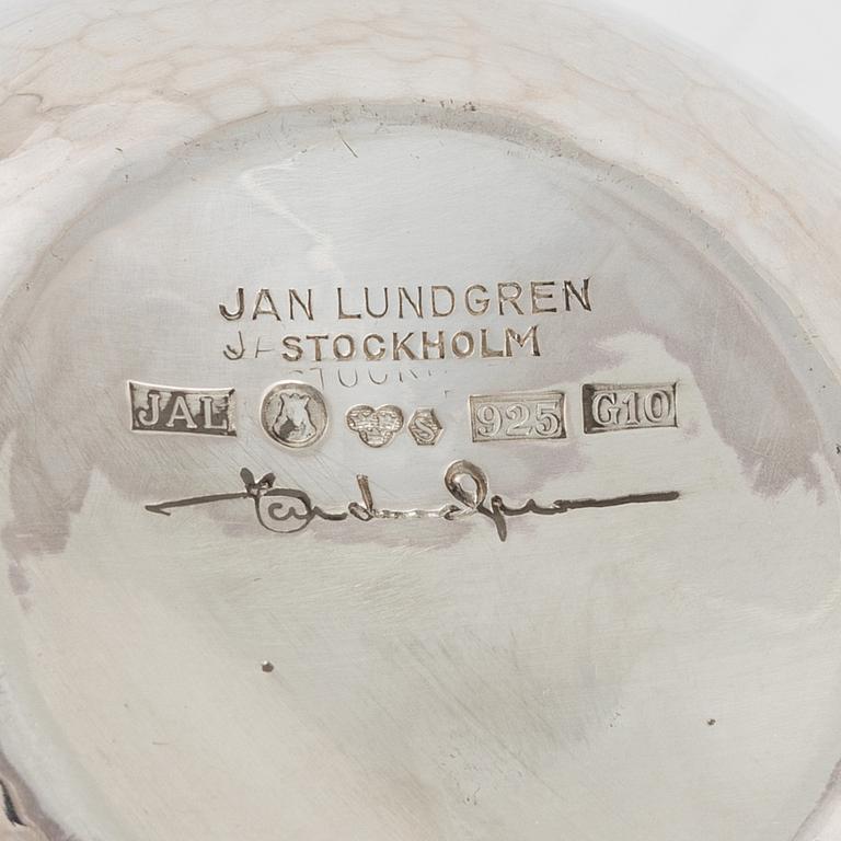 Jan Lundgren, a silver jug, Stockholm 1981.