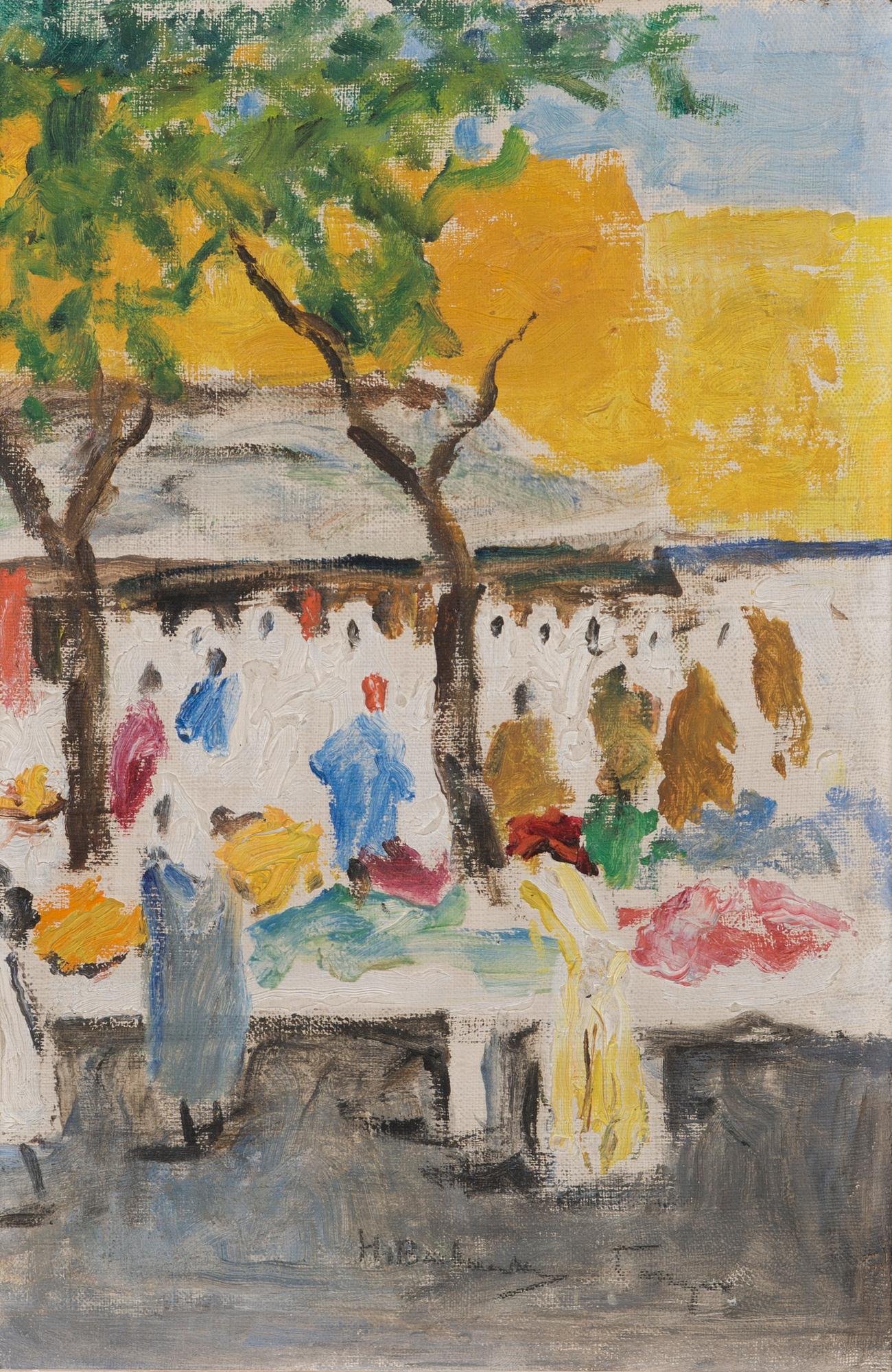 HUGO BACKMANSSON, oil on board, signed.