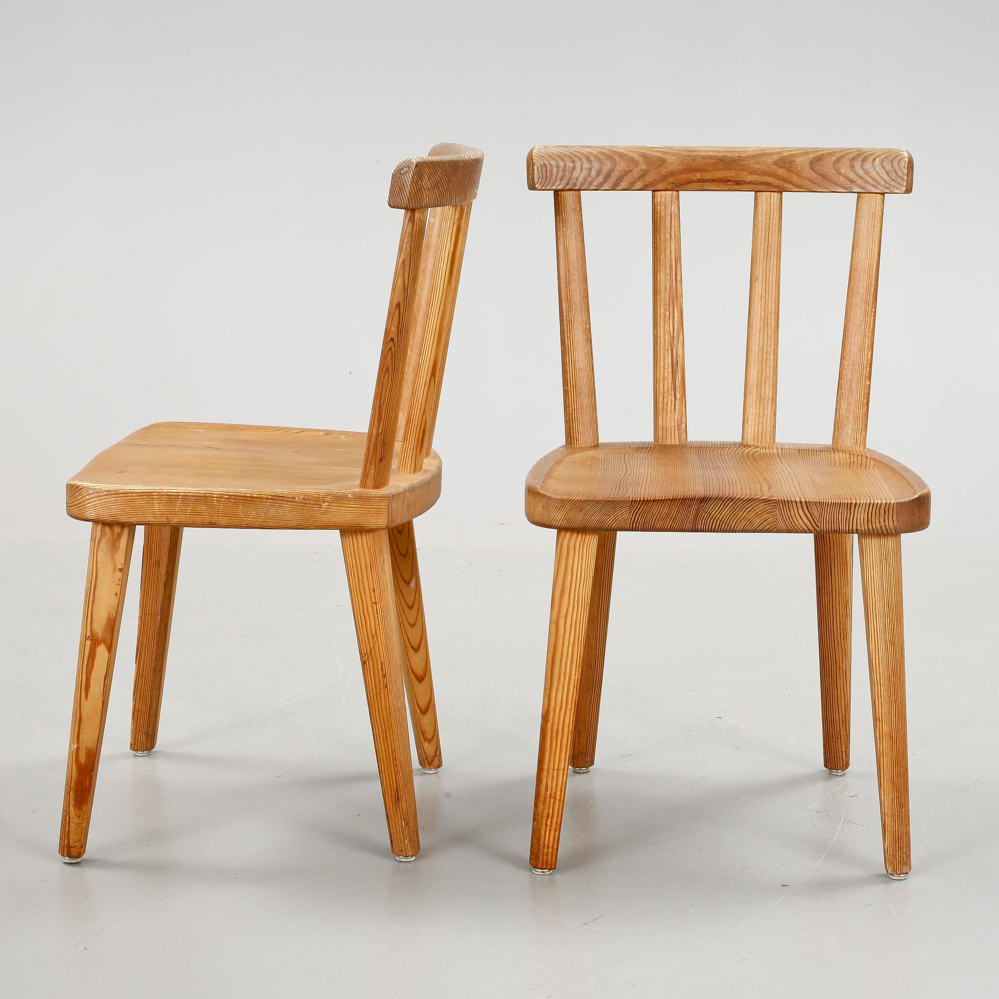 STOLAR, 4 st, "Utö", Axel Einar Hjorth, Nordiska Kompaniet, 1930-tal.