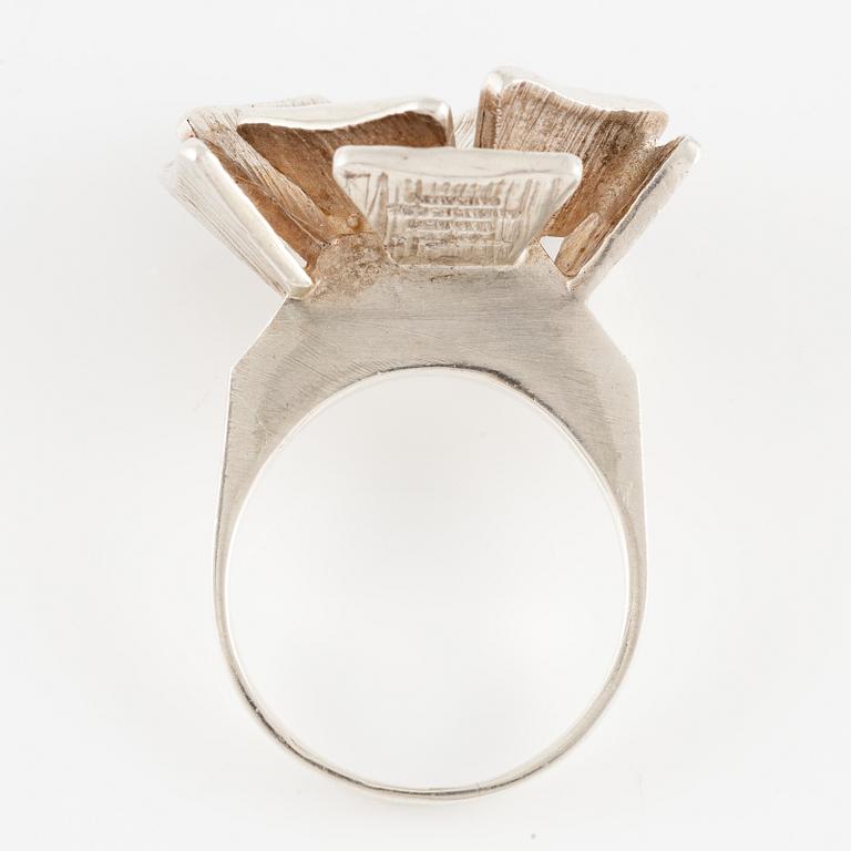 Rey Urban for Åge Fausing, ring, sterling silver, Denmark.
