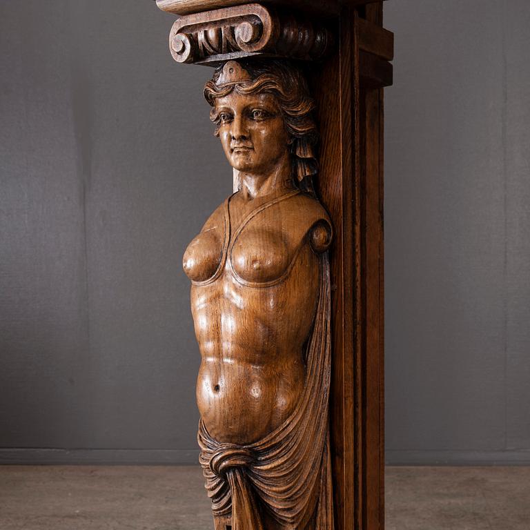 TAKANKORISTE, tammea, 1800-luvun jälkipuoli.