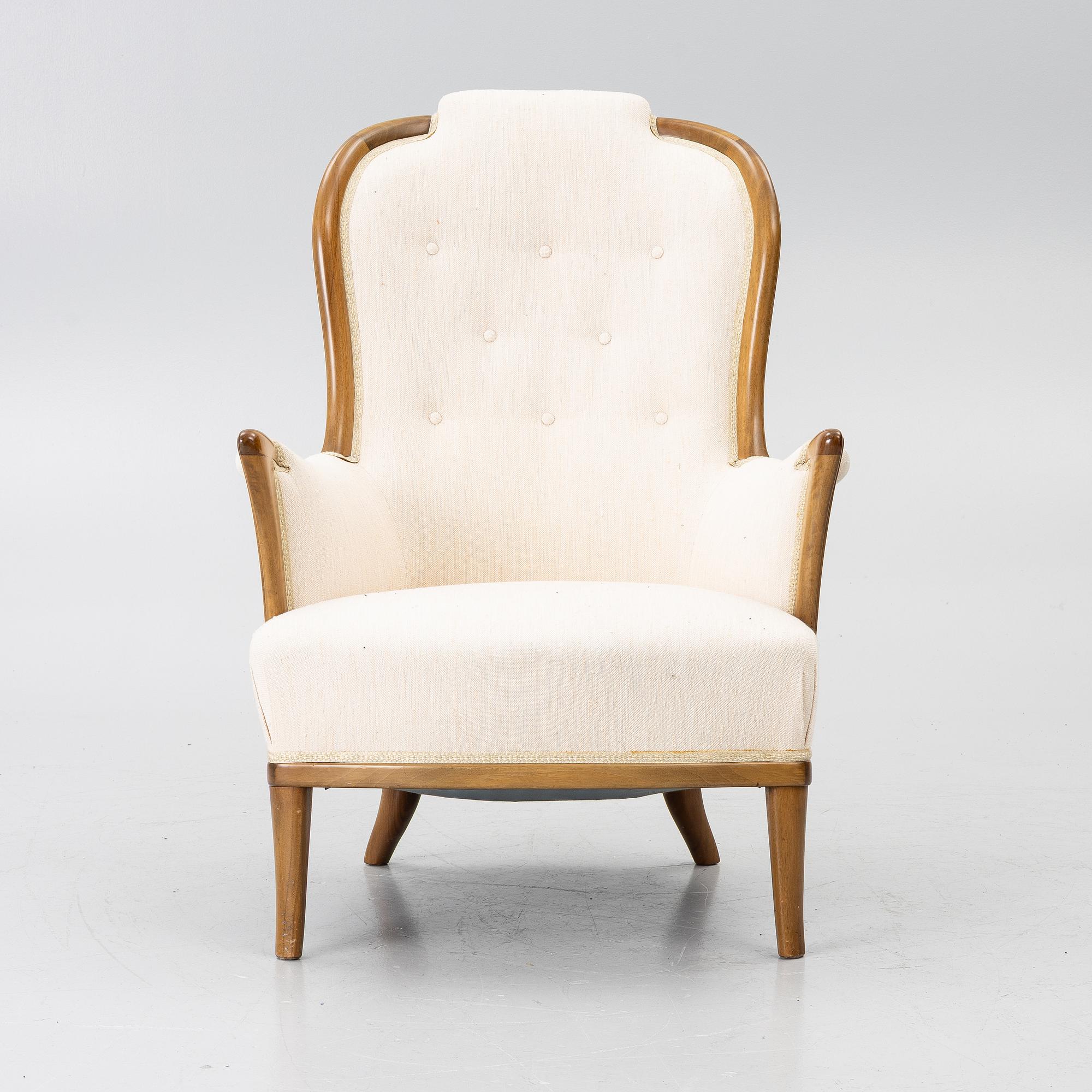 Carl Malmsten, armchair, “Vår Fru”.