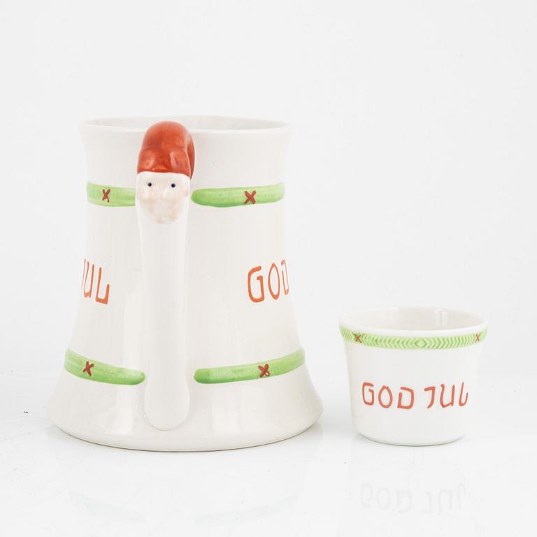 A 18-piece 'God Jul' porcelain service from Gustavsberg.