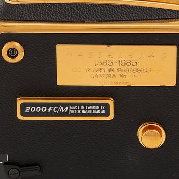 A Hasselblad camera, 2000FC/M, anniversary edition, 1985.