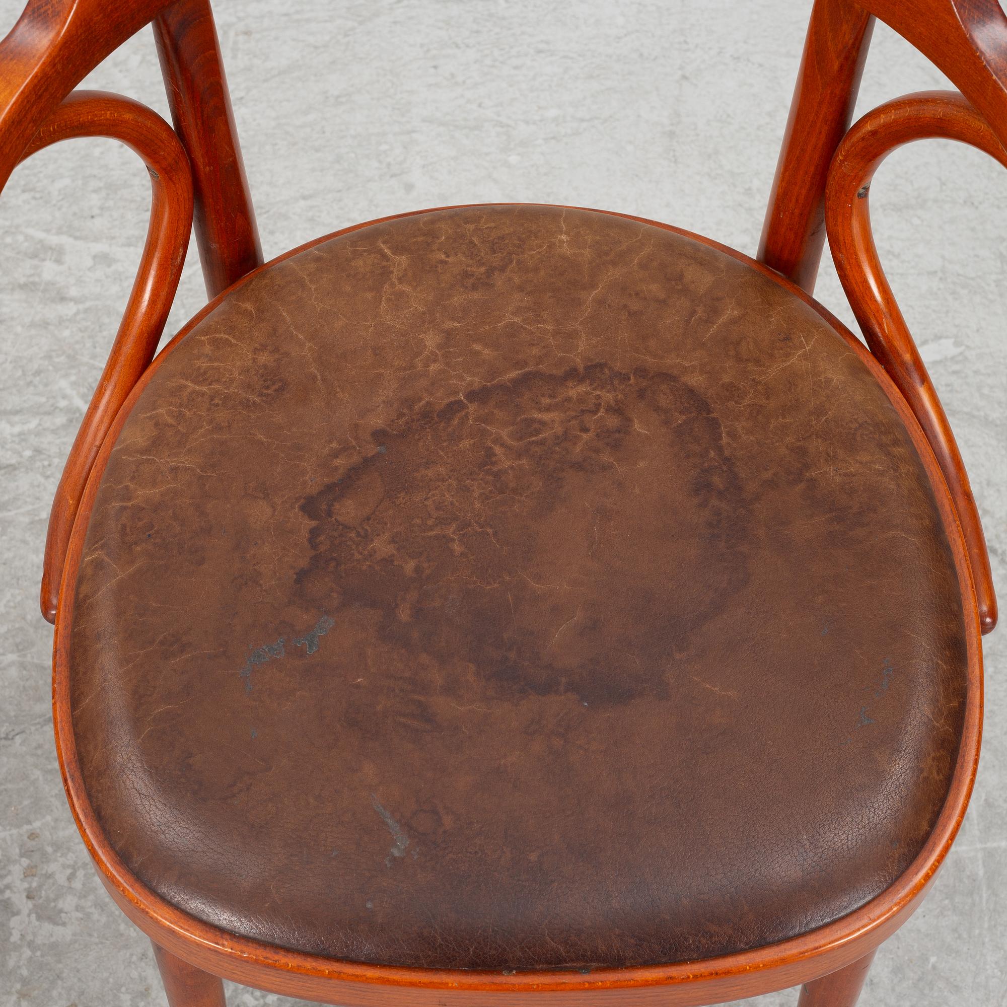 A set of seven 'Cattelin' chairs, Gemla, late 20th century.