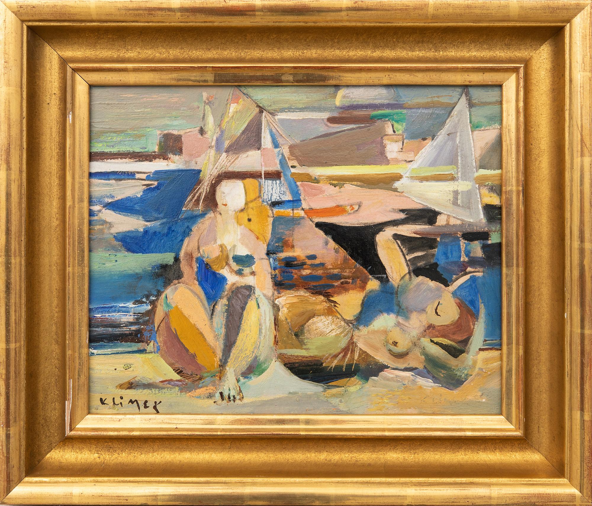 Ludwig Klimek, Translation: "On the beach".