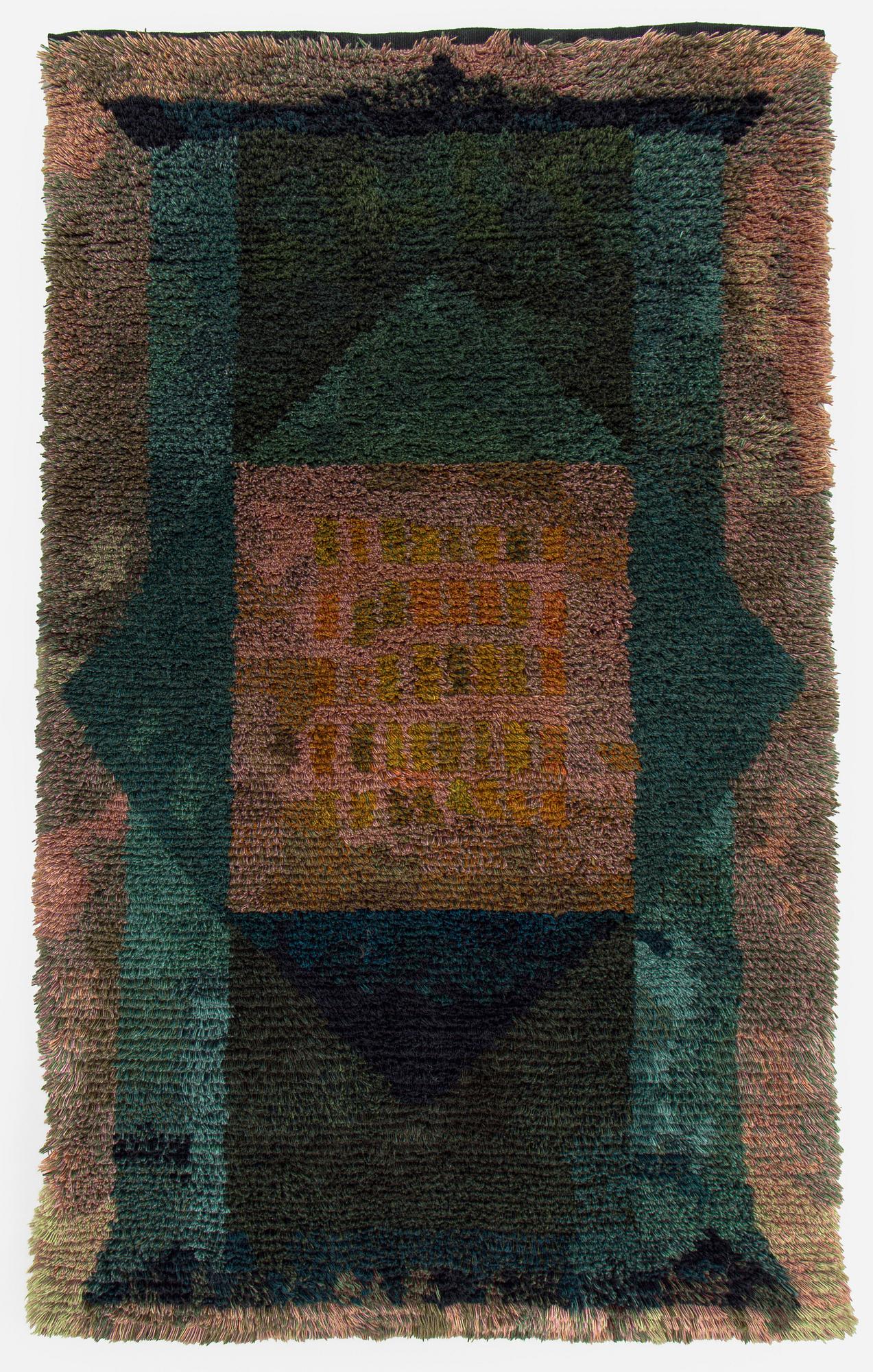 Uhra-Beata Simberg-Ehrström, ryijy, malli Suomen Käsityön Ystävät. Noin 201 x 120 cm.
