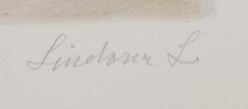 LINDORM LILJEFORS, mapp med 5 färglitografier, signerade, numrerade 278/360.