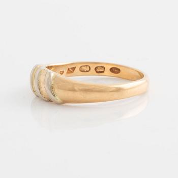 Ring 18K two-tone gold.