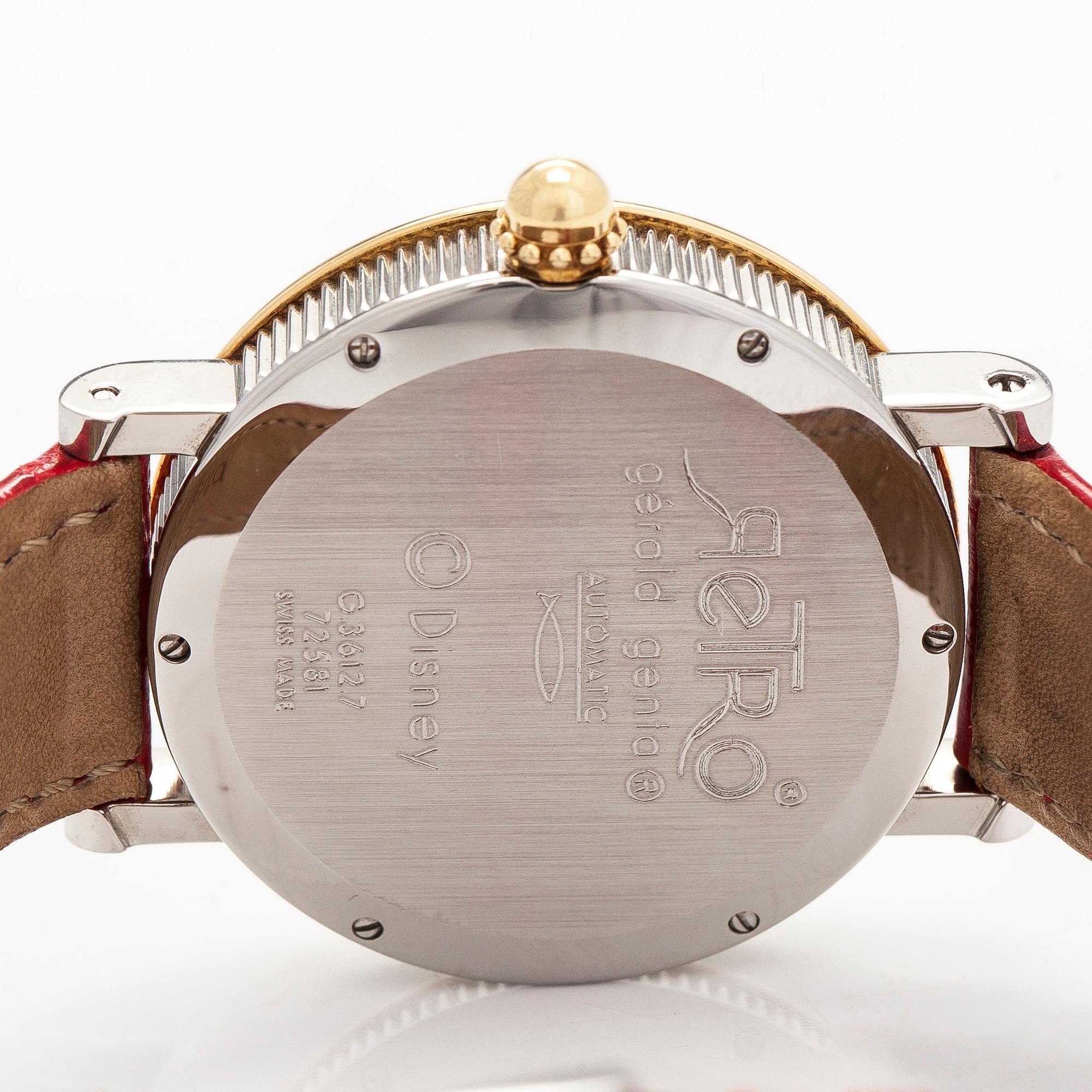 Gérald Genta, Retro Fantasy Disney, "Donald Duck", wristwatch, 34 mm.