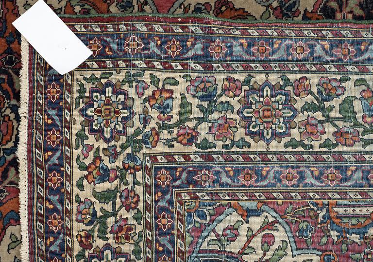 SEMI-ANTIQUE ESFAHAN. 213,5 x 133 cm.