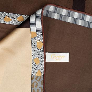 Cartier, a silk scarf.