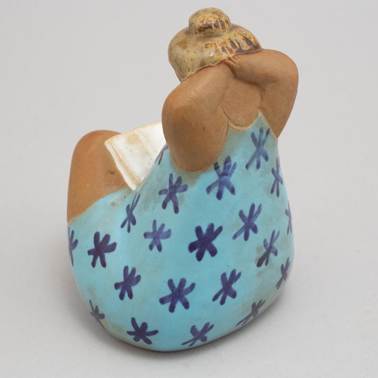 Lisa Larson, an 'Emma' stoneware figurine, Gustavsberg.