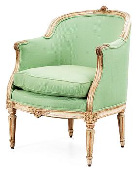549. A Gustavian late 18th century bergere by J. Lindgren.
