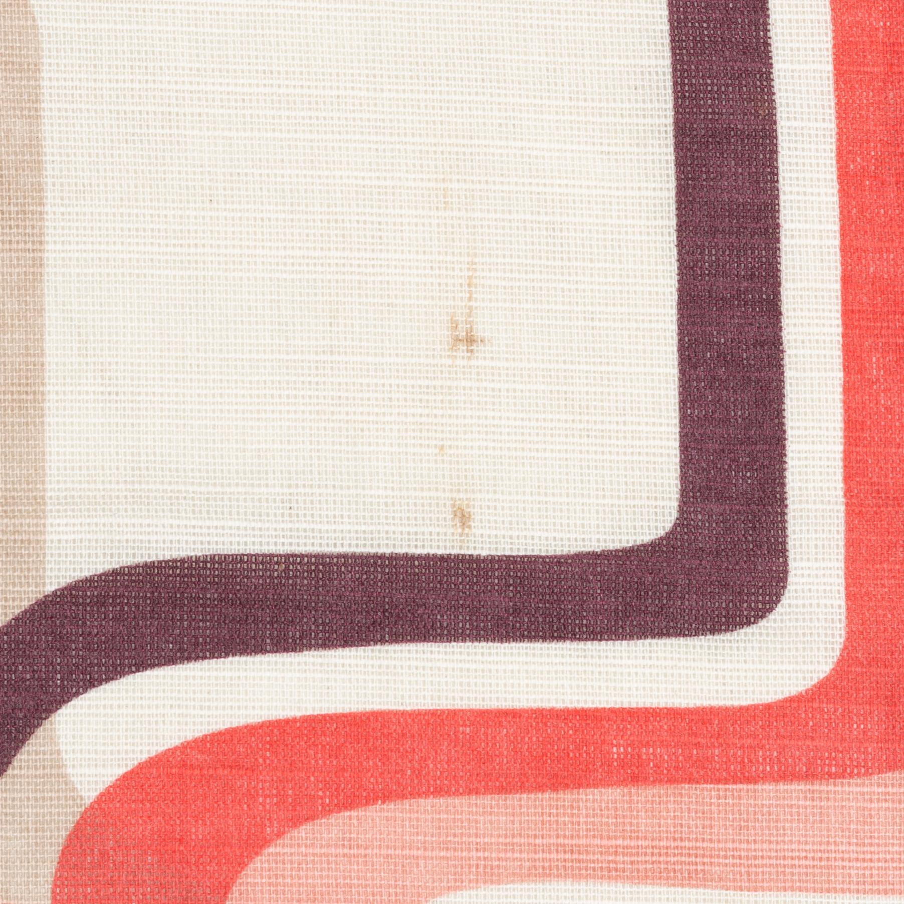 Pierre Cardin, two 'vendôme" curtains for P.Kaufamann, 1960's/70's.
